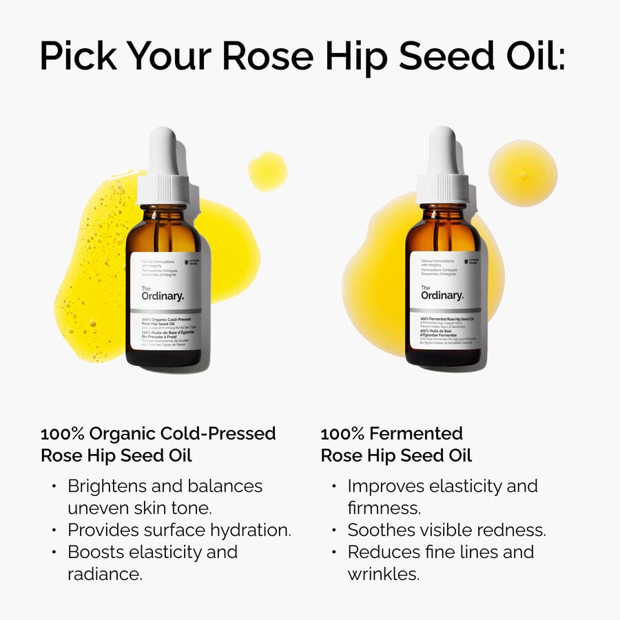 100% Organic Cold-Pressed Rose Hip Seed Oil - US 9330