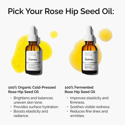 100% Organic Cold-Pressed Rose Hip Seed Oil - US 9330