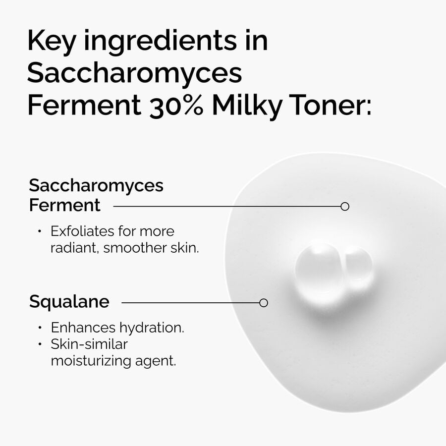 Saccharomyces Ferment 30% Milky Toner - US 9916