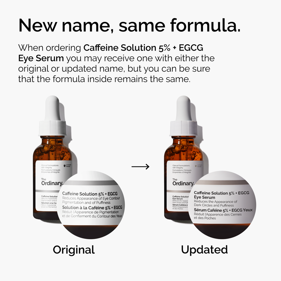 Caffeine&nbsp;Solution 5% + EGCG Eye Serum - US 7481