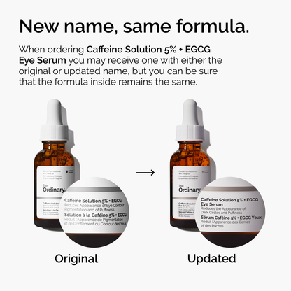 Caffeine&nbsp;Solution 5% + EGCG Eye Serum - US 7481
