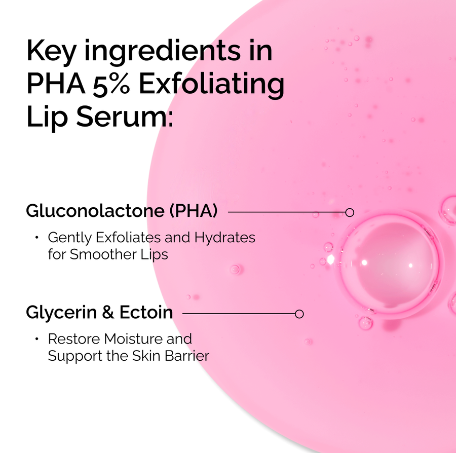 PHA 5% Exfoliating Lip Serum - US 9473