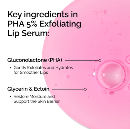 PHA 5% Exfoliating Lip Serum - US 9473
